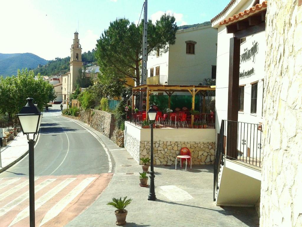 Hotel Restaurante Vinas Viejas Fuentes de Ayódar Eksteriør billede